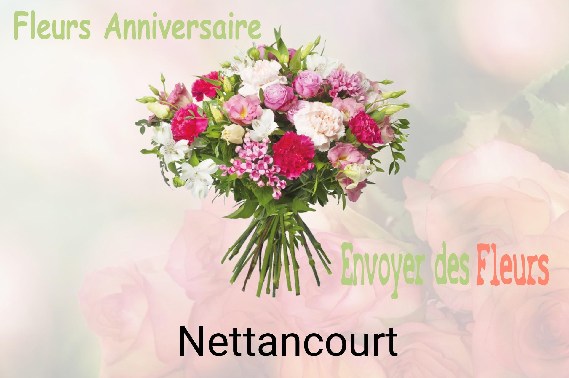 Bouquet de fleurs d’anniversaire livré à Nettancourt